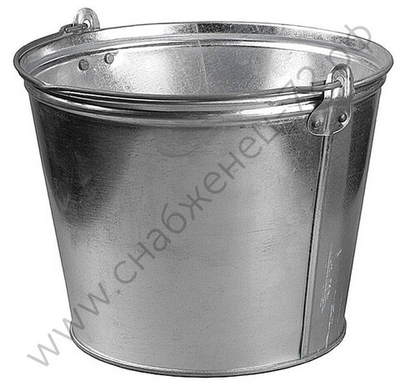 12 л, для непищевых продуктов, оцинкованное ведро (39300-12)