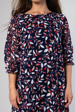 Платье женское 3831ВПБ, листок оранж #284ЛОр053831ВПБ