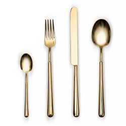 Набор RUBI GOLD 44столовые приборы Belo Inox Золотой