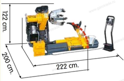 Шиномонтажный стенд для грузовых колес Sice S53