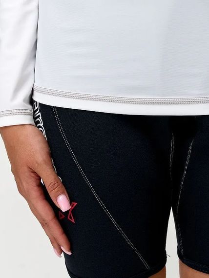 Футболка рашгард лонгслив Sargan Скелетон-Сап Худи UPF 50+ белый