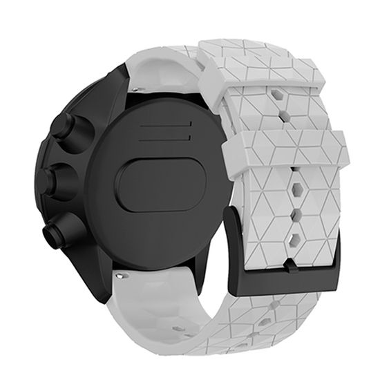 Ремешок Ranger 24 мм для Suunto 9 Baro, Suunto 7, Suunto Spartan Sport силиконовый быстросъемный (Белый)