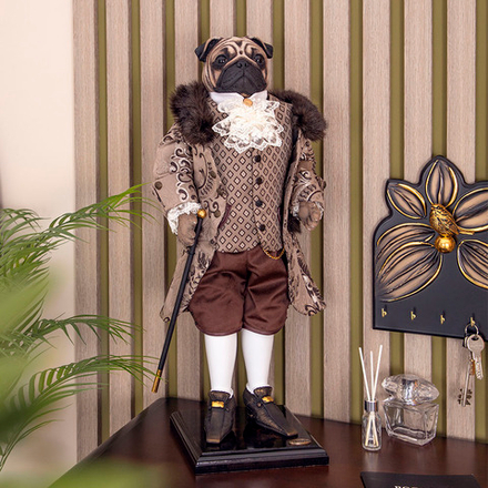 Кукла коллекционная Мопс Джеймс