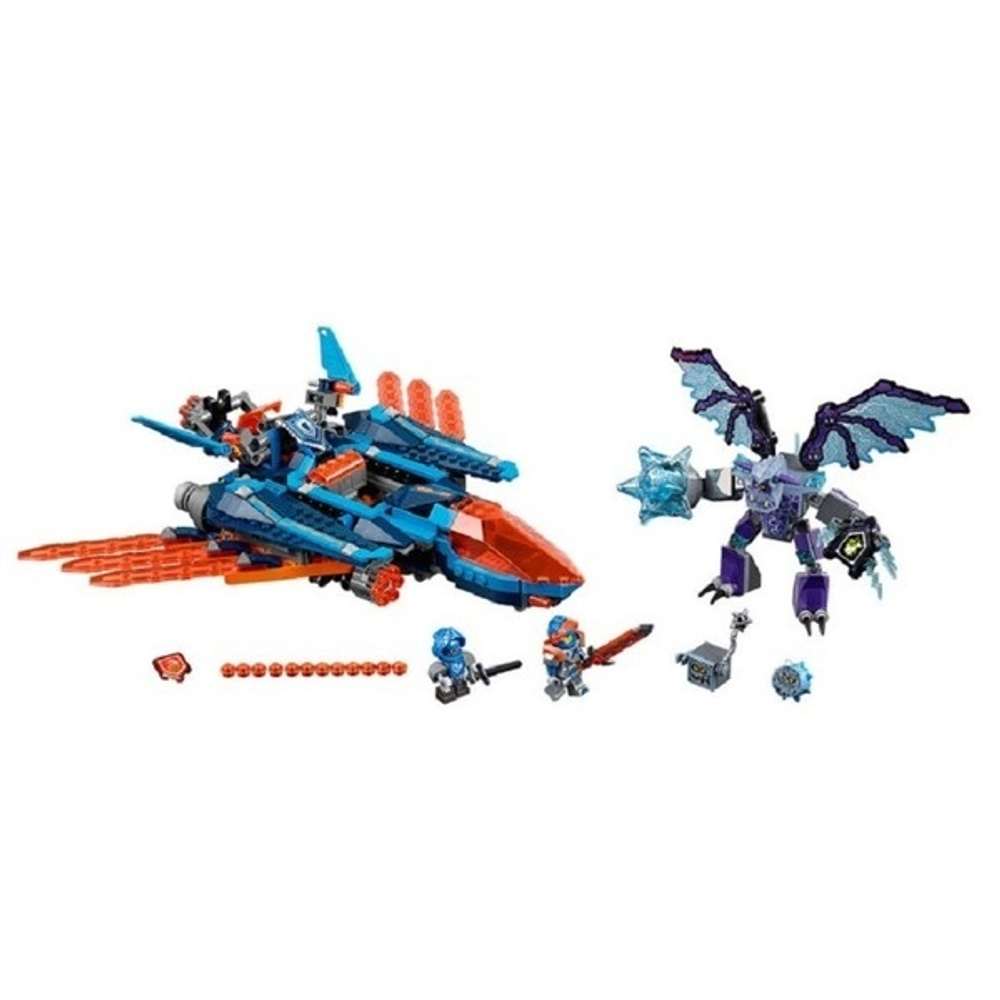 LEGO Nexo Knights: Самолёт-истребитель Сокол Клэя 70351 — Clay's Falcon Fighter Blaster — Лего Нексо найтс Рыцари