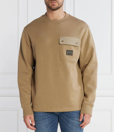 Худи Dhaluli HUGO - коричневый(50493037)