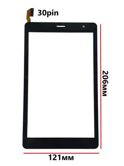 Тачскрин (сенсорное стекло) для MJK-GG080-2392 FPC