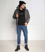 Худи box striped logo Calvin Klein - черный(K10K110761)