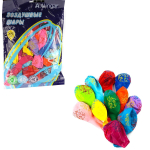 Шар воздушный Alingar, №12, с рисунком" Орнамент", цвета ассорти, 100шт/уп, пакет с европодвесом