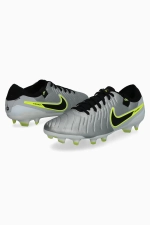Бутсы Nike Tiempo Legend 10 Pro FG - серебряный