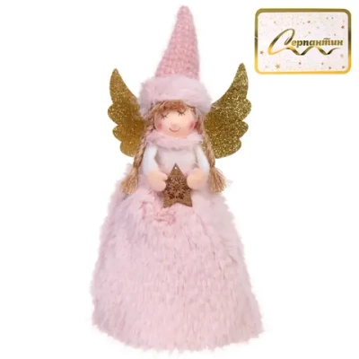 Фигурка «Фея со звездочкой» 18 см, Розовый