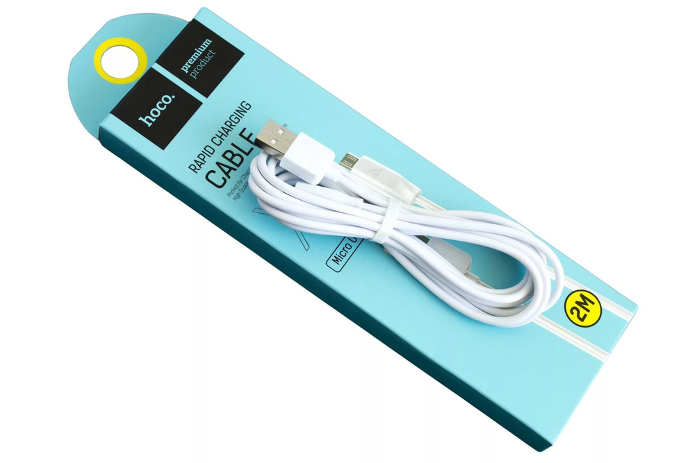 Кабель USB - MicroUSB Hoco X1 (2 м.) Белый