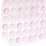 Коврик в ванну Селфи 68х36 ПВХ Сиена розовый