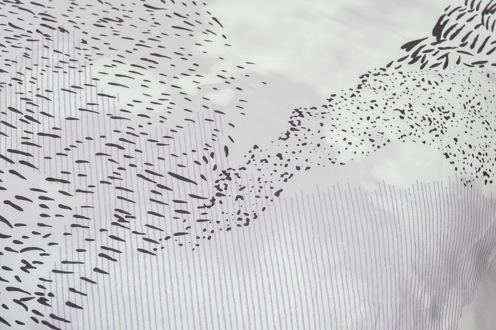 Пододеяльник 145x210 Garda Decor Нувола серый