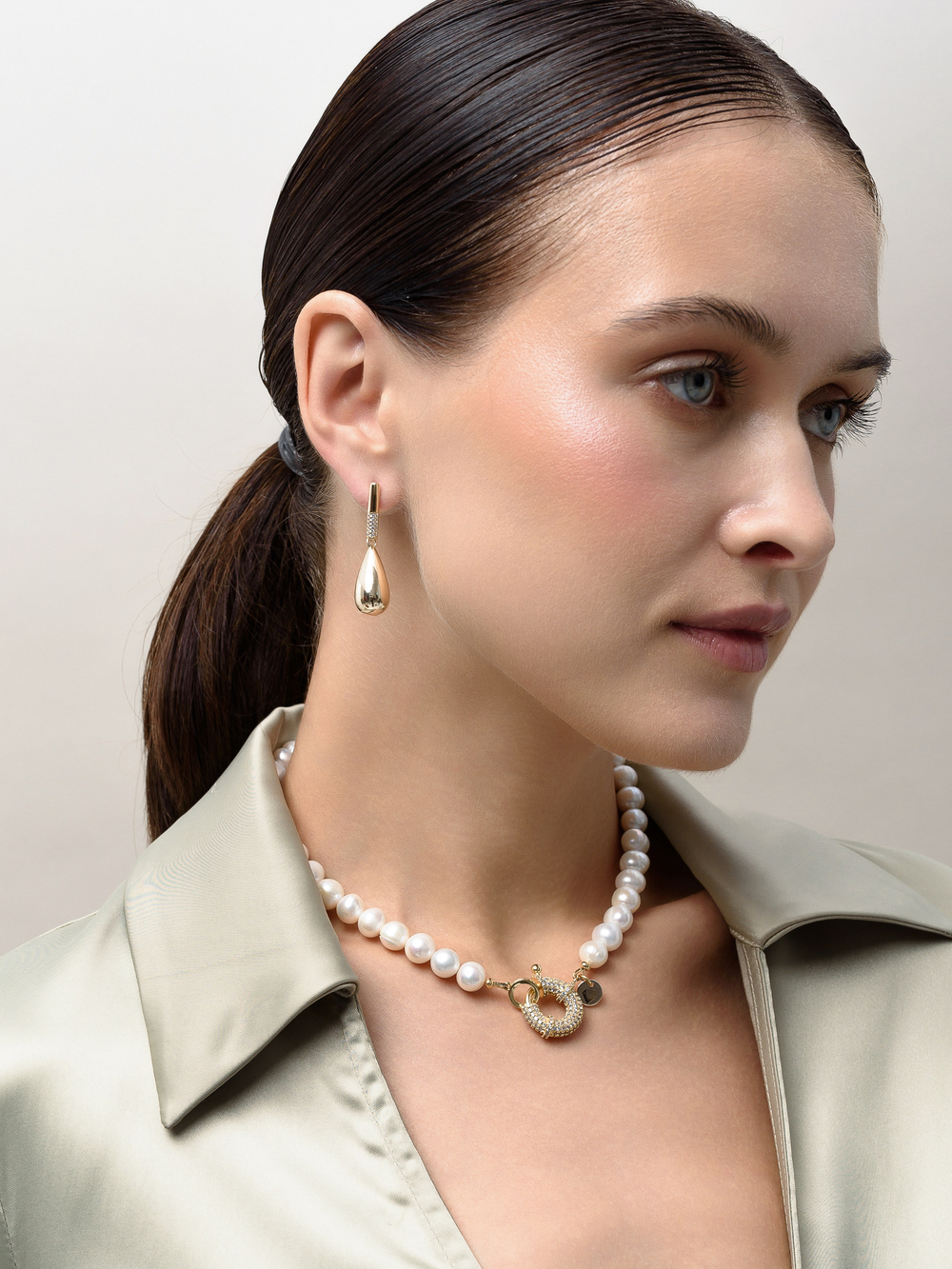 Kолье "Pearl Lock Shine"