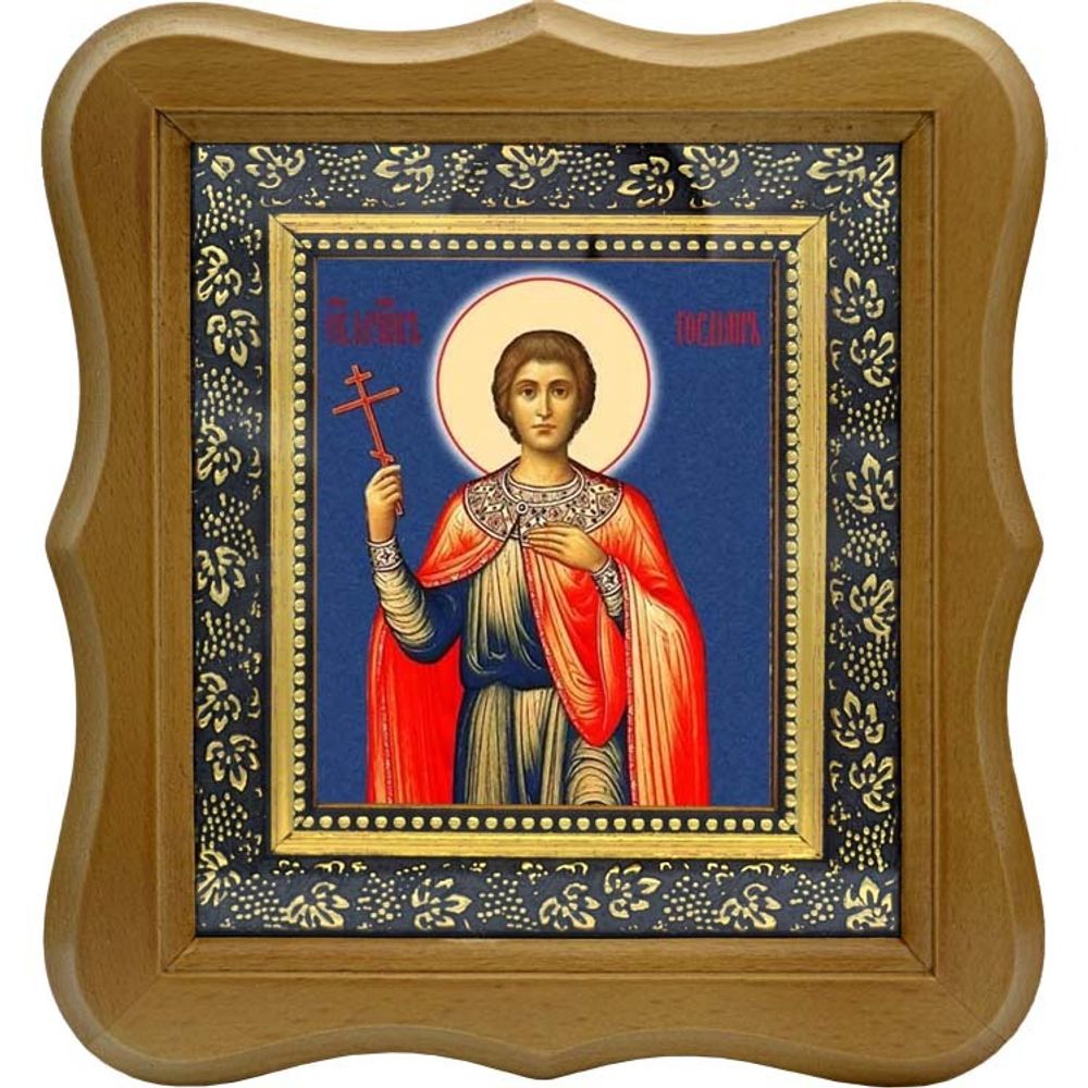 Гордиан Новодунский мученик. Икона на холсте.