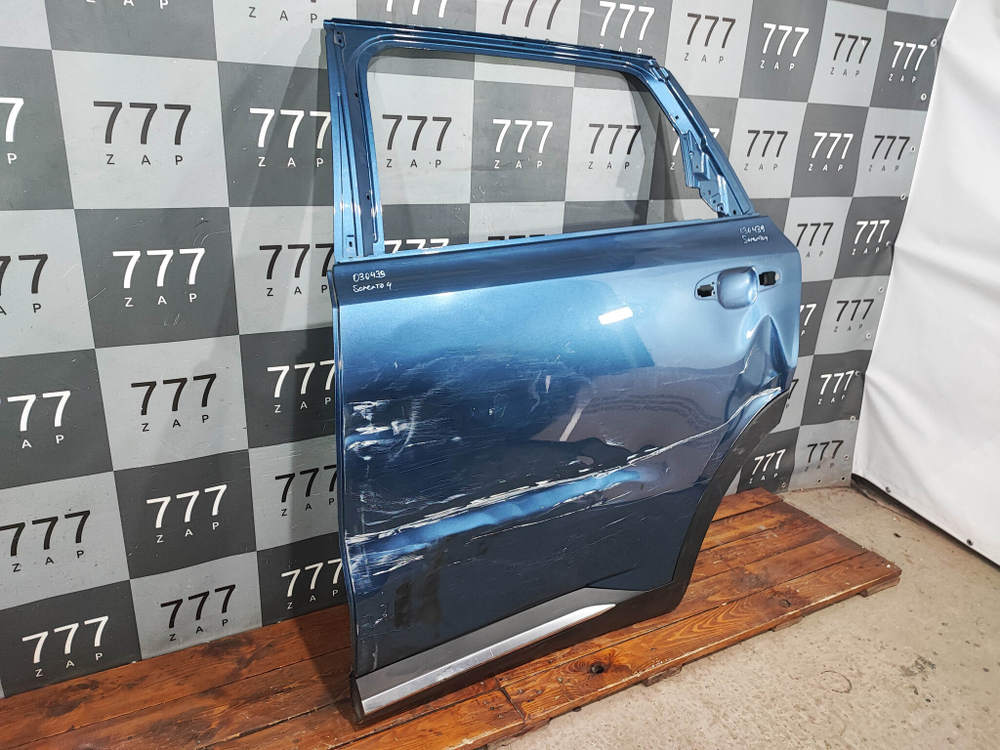 Дверь задняя левая Kia Sorento 4 (MQ4) 20-нв Б/У Оригинал 77003P2010