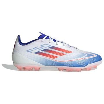 Элитные бутбольные ботинки Adidas F50 Низкие Белые/Красный/Серебристый Унисекс