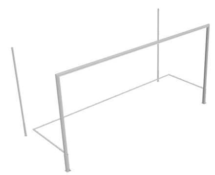 Ворота футбольные 7,32 х 2,44 м тип-1 комплект
