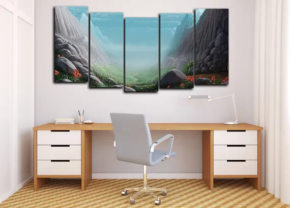 Модульная картина "На скальной арке"