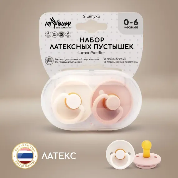 Пустышка Miyoumi латекс анатомическая