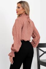 Блуза Моника (терракот/горошек) Б11-217/3 Nikol