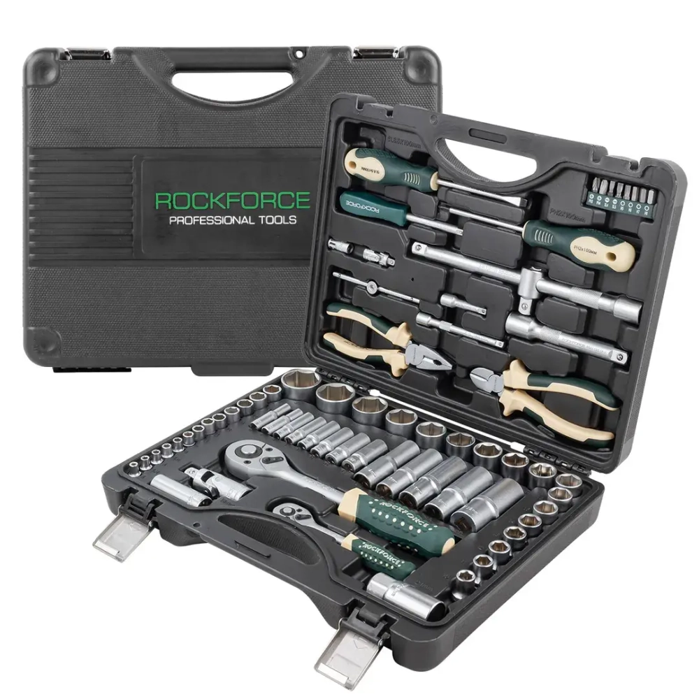 Набор инструментов 69пр.,1/4'',1/2'',(6гр.)(4-32мм) RockForce RF-4603-5