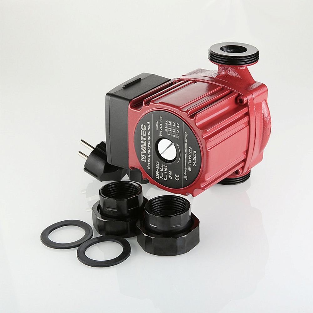 Насос циркуляционный VALTEC RS 25/4-130 с гайками (VRS.254.13.0)