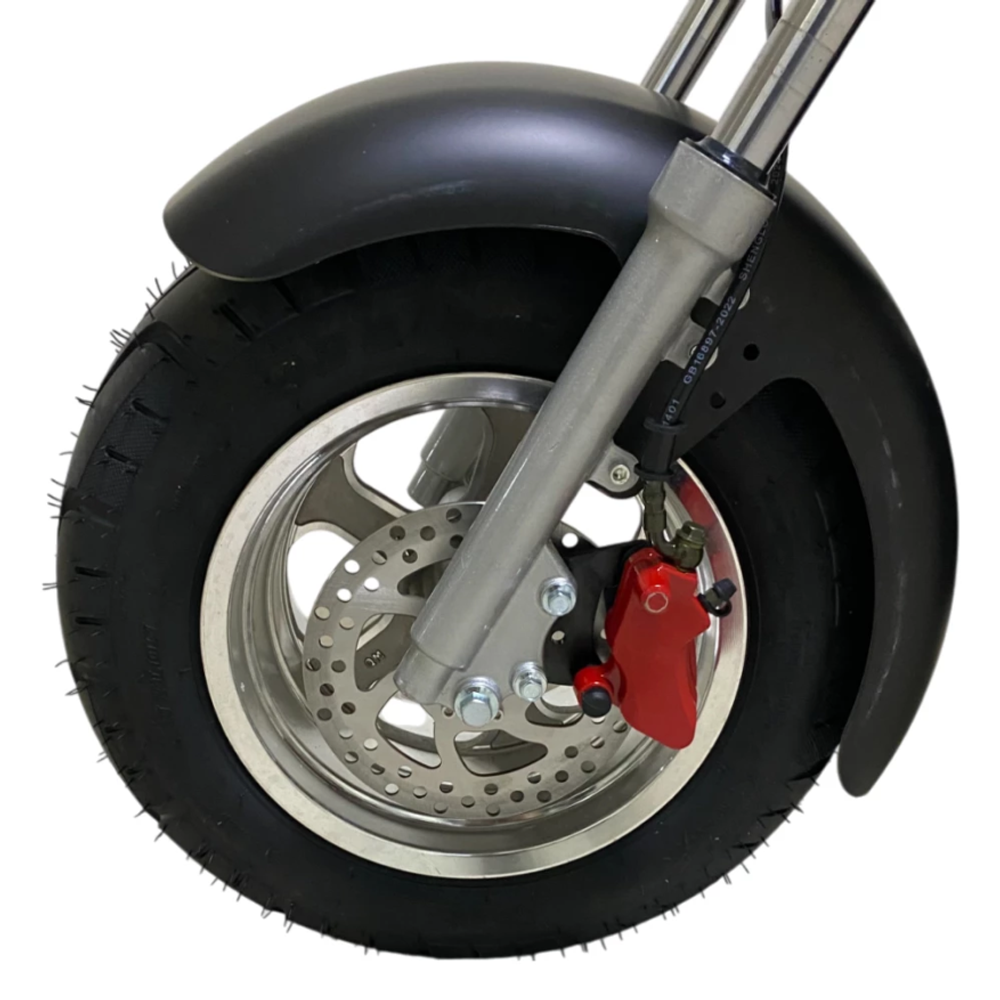 Электроскутер Citycoco GT E30 черный матовый