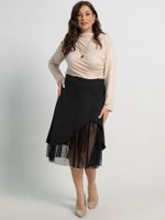 Юбка Виттория (черная) Ю15110-3М LT Collection