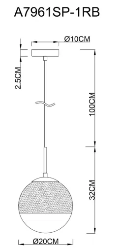 Подвесной светильник Arte Lamp