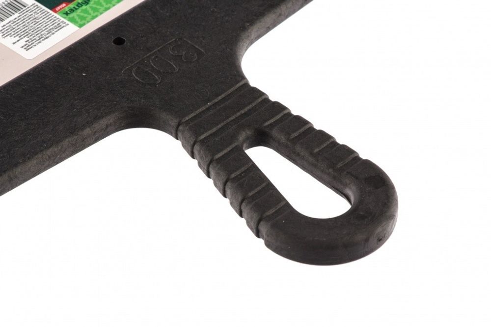 Шпатель из нержавеющей стали, 300 мм, зуб 6х6 мм, пластмассовая ручка// Сибртех 85467