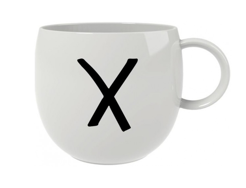 Like. by Villeroy&Boch Кружка с буквами 400 мл X 10-1620-6123