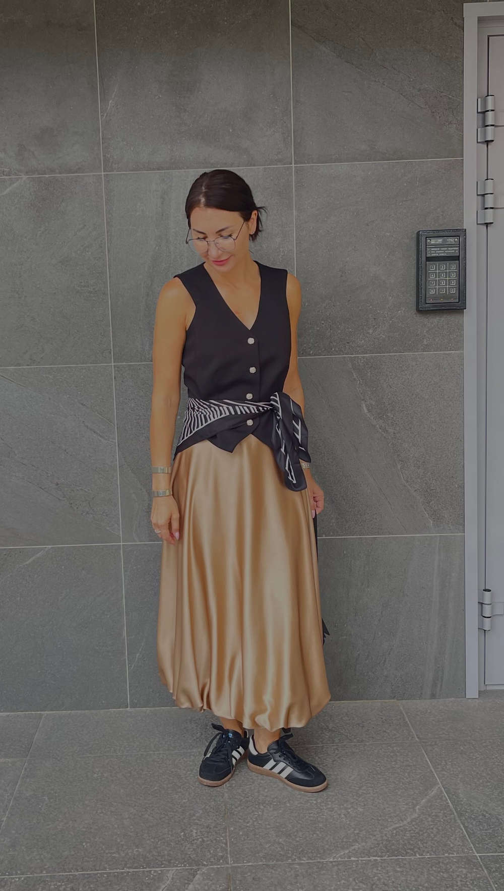 Юбка "Шикарная леди" в сатине