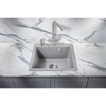 Мойка для кухни MILACIO Murcia 51 Cuarzo MC.77023, серый металлик