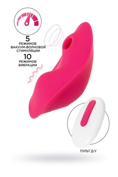 Розовый вкладыш в трусики с вакуум-волновой стимуляцией JOS Pimpit (Цвет: розовый)