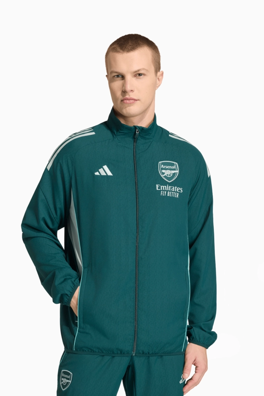 Ветровка adidas Arsenal FC 25/26 Competition Presentation - зеленый