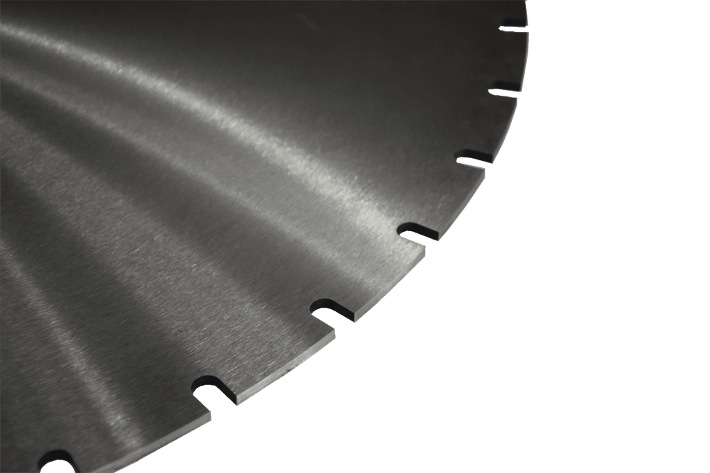 Фрагмент U-образный вырез под сегменты стального корпуса диска TOPALMAZ