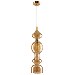 Светильник подвесной Crystal Lux IRIS SP1 A AMBER