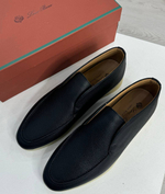 Лоферы Loro Piana с меховой стелькой