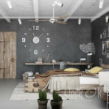 Настенные 3D часы Hi Tech