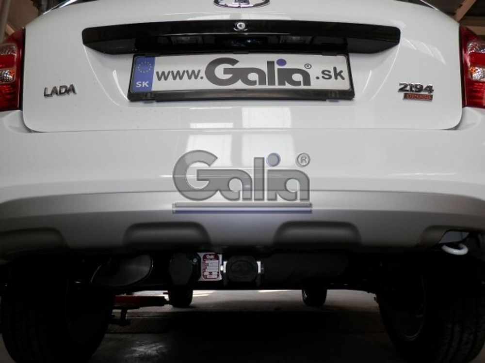 Фаркоп оцинкованный Galia L023C для Лада Калина Cross 05/2016-, Калина 2007-2013 2013-, Datsun on-DO 2014-, Лада Гранта седан/лифтбек 2012-2016(паспорт и сертификат в комплекте)(без электрики)