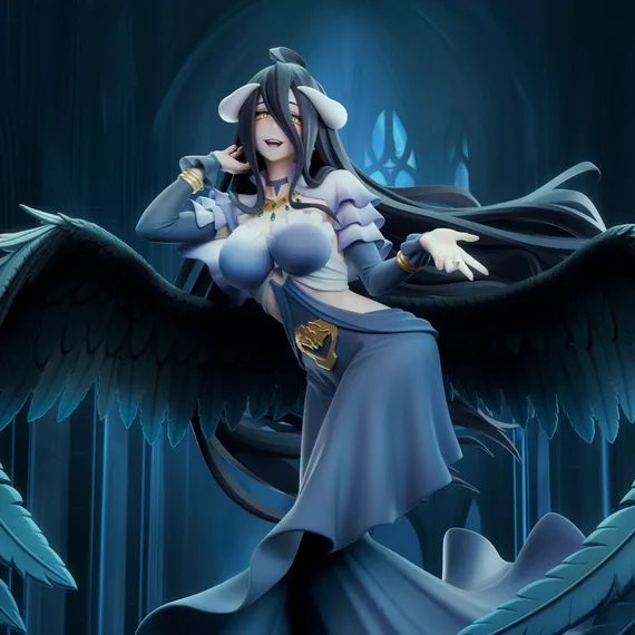 Albedo black wings - Overlord