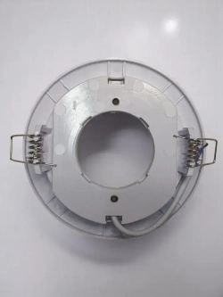 Светильник встраиваемый ПЛАСТИК, GX53, белый, для натяжного и гипсокартонного потолка, комплект 10шт