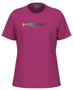 Женская теннисная футболка Head Rainbow - vivid pink