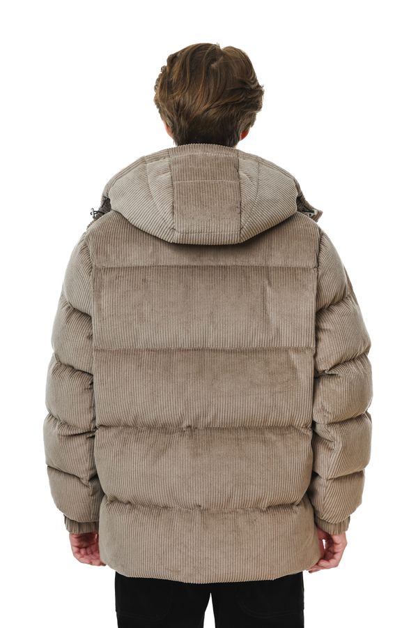 Пуховик Velvet светло-коричневый - фото 6