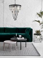 Люстра Helix black/clear