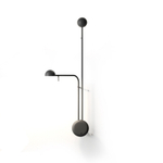 Wall design lamp  Pin 1685 by Vibia (Black)