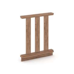 Kodex Барьер для зала суда KD.BZ-07 Дуб Табак 700*100*850