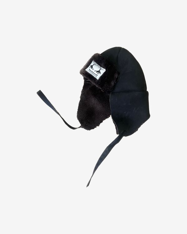 Шапка Ушанка темный шоколад - фото 1