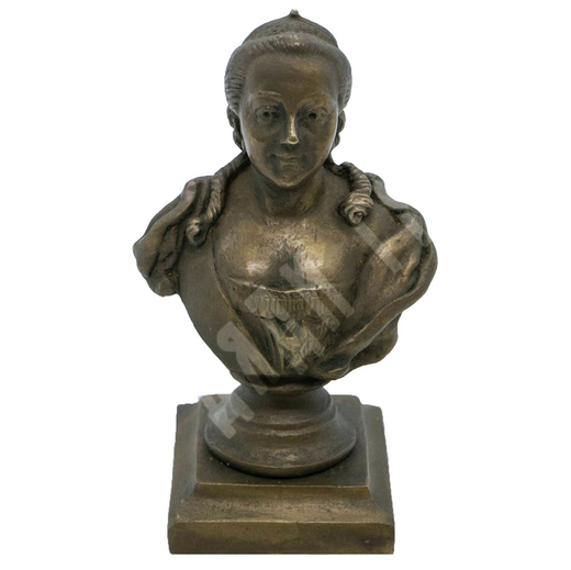 Бронзовый бюст Императрицы Елизаветы Петровны. Литьё. XX в.